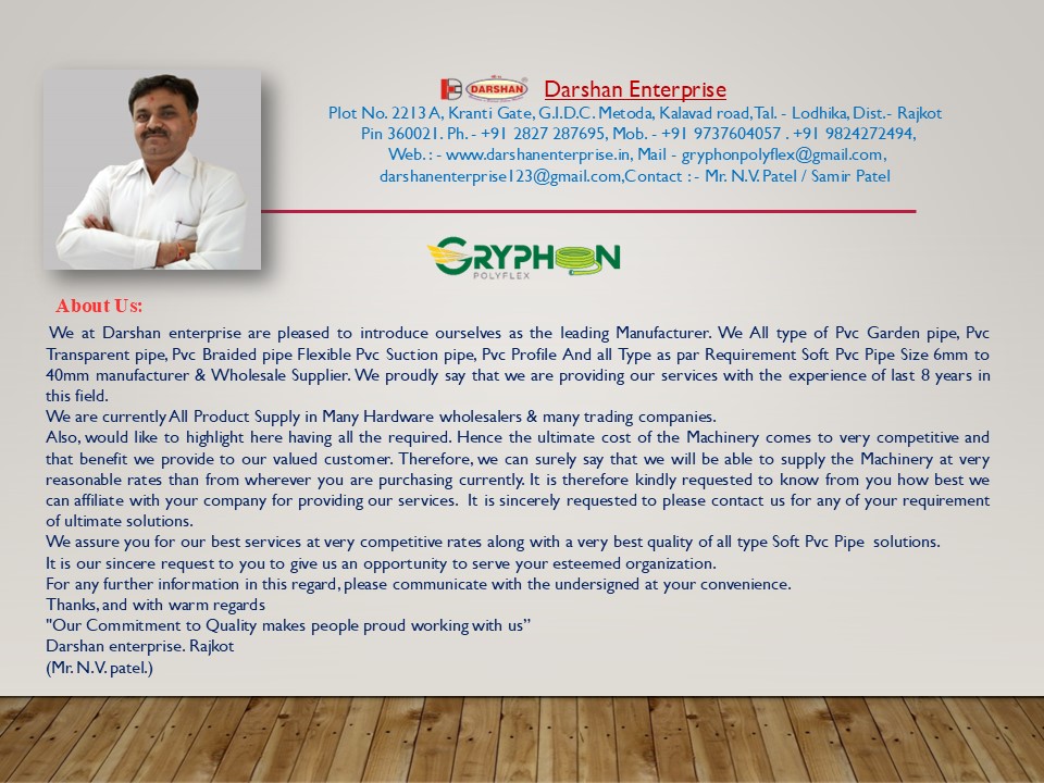 company brochure 2nd page